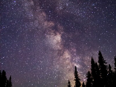 Nuit étoilée en forêt d'Eeyou Istchee Baie-James